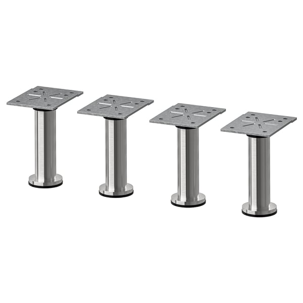 CAPITA Pata, ac inox, 4 "