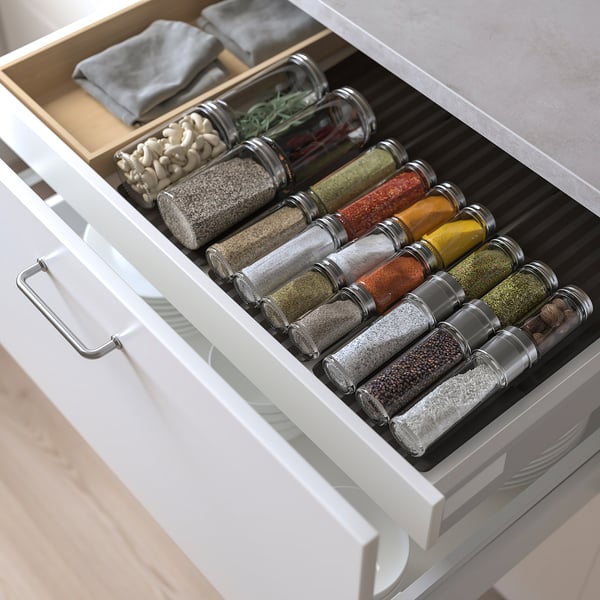 CITRONHAJ Molinillo para especias, vidrio incoloro/ac inox, 15 cm