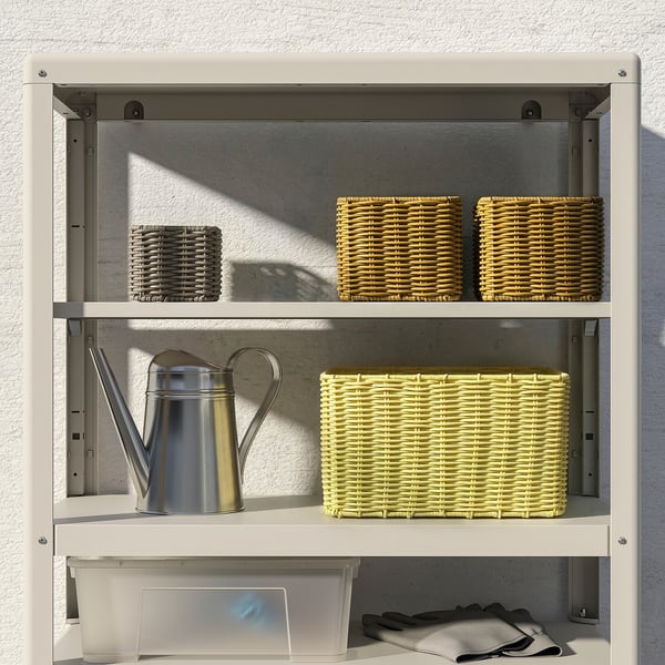 DJURTRÄNARE Canasta, amarillo claro, 25x35x19 cm