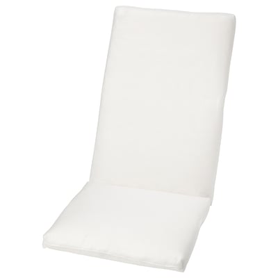 DUVHOLMEN Cojín interior asiento/respaldo, exterior hueso, 71x45/42x45 cm