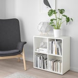 EKET Combinación de gabinete con patas, blanco, 70x35x72 cm