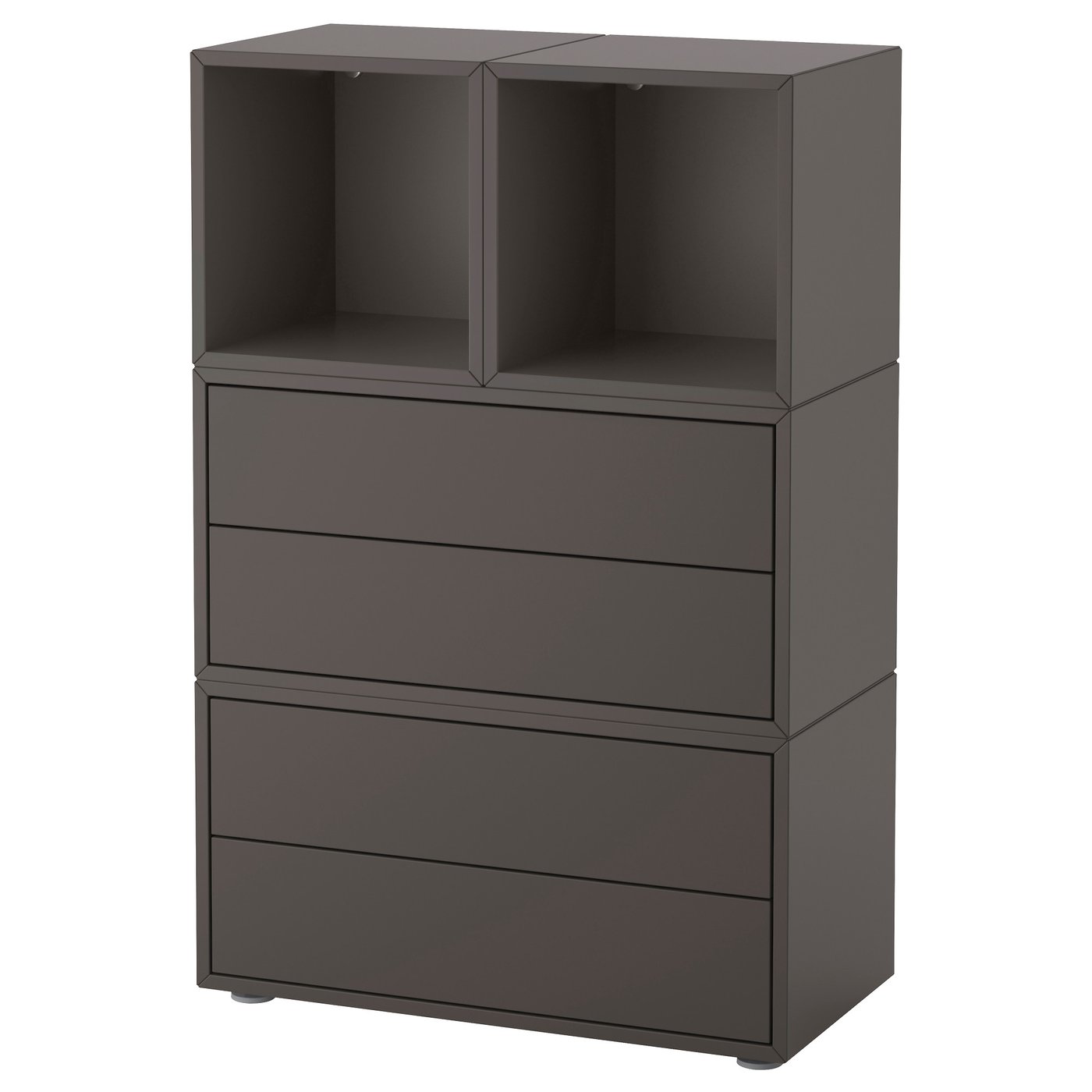 EKET Combinación de gabinete con patas - gris oscuro - IKEA