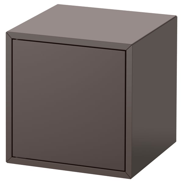 EKET Gabinete con puerta, gris oscuro, 35x35x35 cm