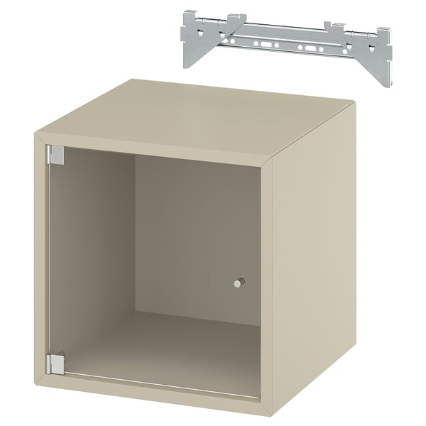 EKET Gabinete de pared con puerta, beige, 35x35x35 cm