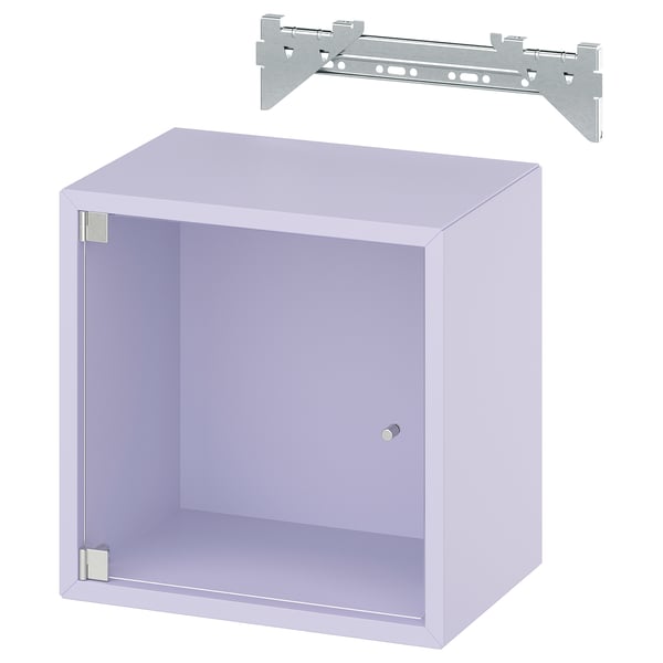 EKET Gabinete de pared con puerta, lila claro, 35x25x35 cm
