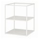 ENHET Estructura de repisas, blanco, 61x61x76 cm