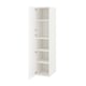 ENHET Gabinete alto con 2 puertas, blanco/marco blanco, 45.7x62.9x203.2 cm