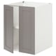 ENHET Gabinete bajo c/estante 1 puerta, blanco/gris Estructura, 61x63x76 cm