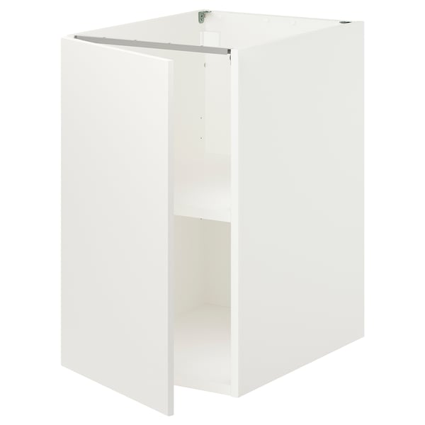 ENHET Gabinete bajo c/estante 1 puerta, blanco, 46x63x76 cm