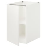 ENHET Gabinete bajo c/estante 1 puerta, blanco, 46x63x76 cm
