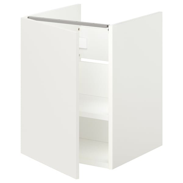 ENHET Gabinete bajo p/lavabo c/1 puerta, blanco, 46x48x61 cm
