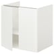 ENHET Gabinete bajo p/lavabo c/2 puertas, blanco, 61x48x61 cm