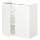 ENHET Gabinete bajo p/lavabo c/2 puertas, blanco, 61x32x61 cm
