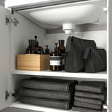 ENHET Gabinete bajo p/lavabo c/2 puertas, blanco, 61x48x61 cm