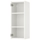 ENHET Gabinete de pared con 2 repisas, blanco, 30x30x76 cm