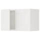 ENHET Gabinete de pared con puertas, blanco/blanco Estructura, 61x32x38 cm