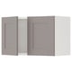 Opción: ENHET Gabinete de pared con puertas, blanco/gris Estructura, 61x32x38 cm