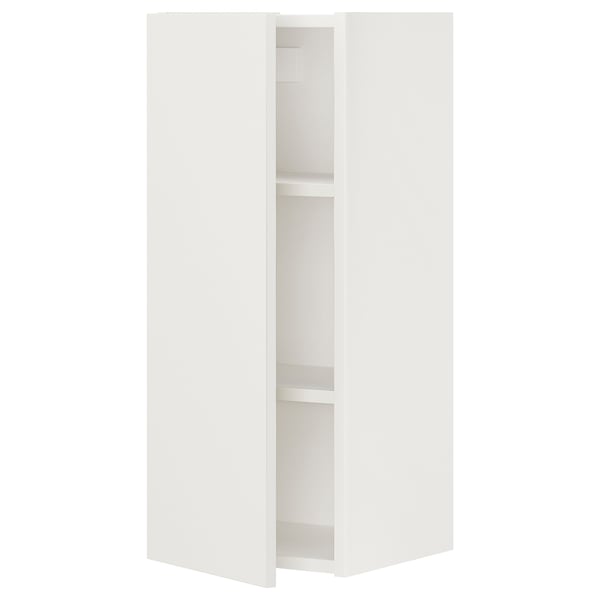 ENHET Gabinete pared 1 prta c/estantes, blanco, 30x32x76 cm