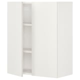 ENHET Gabinete pared 2 prtas c/estantes, blanco, 61x32x76 cm