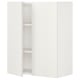 ENHET Gabinete pared 2 prtas c/estantes, blanco, 61x32x76 cm