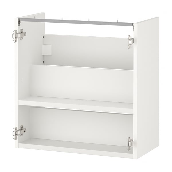 ENHET Mueble para lavabo con repisa, blanco, 61x30x61 cm