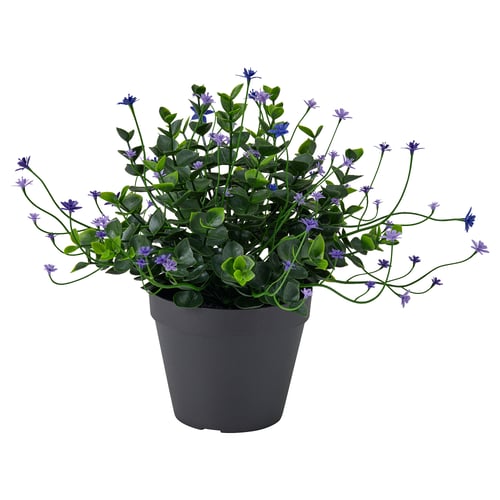 FEJKA Planta artificial, int/ext/Floración lila, 12 cm