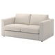 FINNALA Sofá de 2 asientos, Gunnared beige