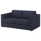 FINNALA Sofá de 2 asientos, Orrsta negro-azul