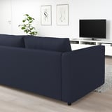 FINNALA Sofá de 2 asientos, Orrsta negro-azul
