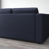 FINNALA Sofá de 2 asientos, Orrsta negro-azul