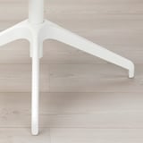FJÄLLBERGET Silla sala de juntas, chapa roble tinte blanco/Gunnared beige
