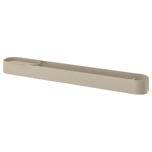 FLORSJÖN Toallero de barra, beige, 62 cm