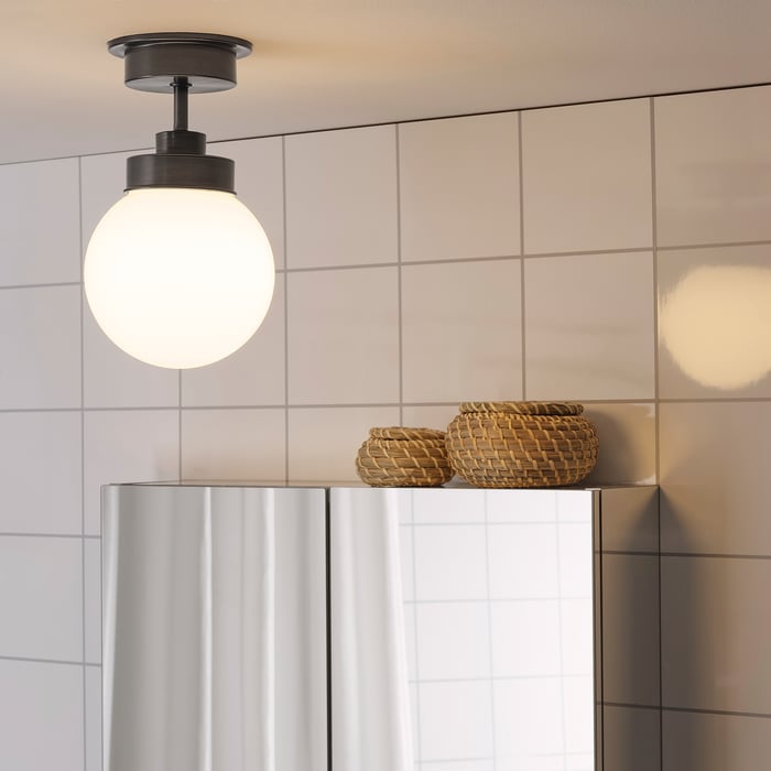 FRIHULT Lámpara de techo negro IKEA