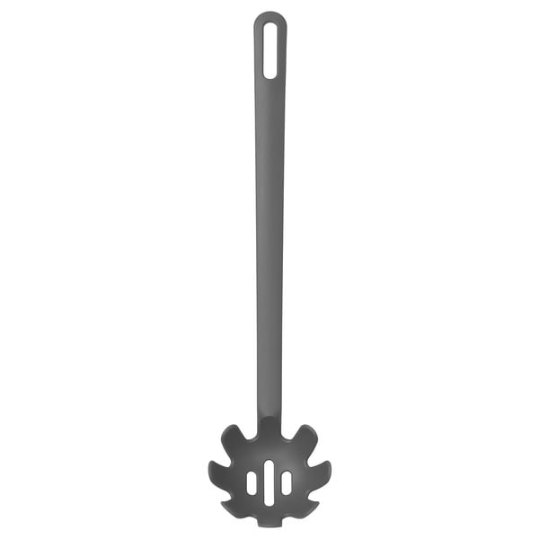 FULLÄNDAD Cuchara para pasta, gris, 31 cm