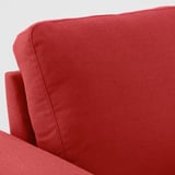 GAMMALBYN Sofá con 3 asientos, rojo