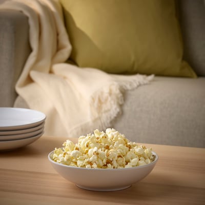 GODMIDDAG Tazón, blanco, 19 cm