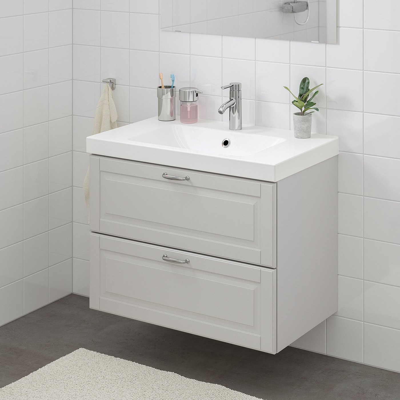 / ODENSVIK Mueble de lavabo con 2 cajones IKEA