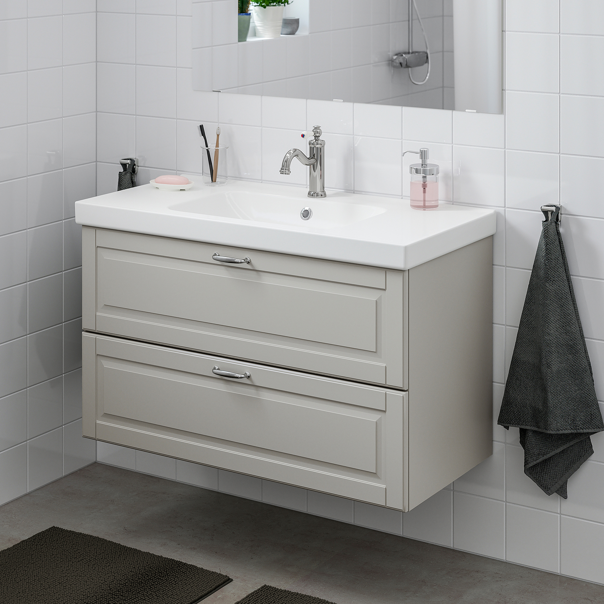 / ODENSVIK Mueble de lavabo con 2 cajones IKEA