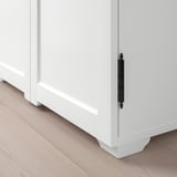 GREÅKER Gabinete con cajones, blanco, 84x101 cm