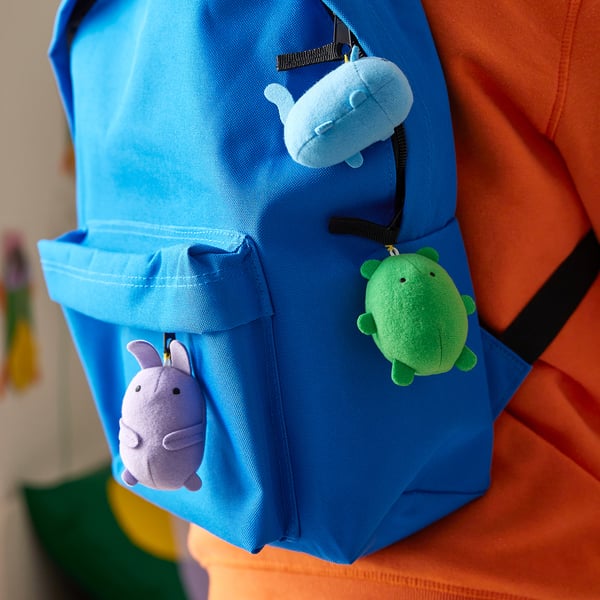 GREJSIMOJS Juego de 3 peluches, gato Conejito/oso multicolor