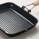 GRILLA Sartén para asar, Antiadherente, 36x26 cm