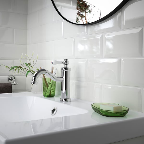 GROSSJÖN Juego para baño, 3 piezas, verde