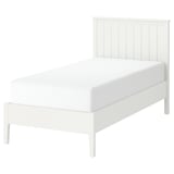 GULLABERG Base de cama, blanco, Individual