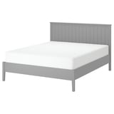 GULLABERG Base de cama, gris, Queen