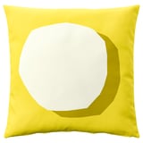 GULLBERGSÖ Funda de cojín, amarillo vivo blanco/exterior interior, 50x50 cm