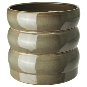 HASSELBUKETT Maceta, int/ext/verde/ café, 15 cm