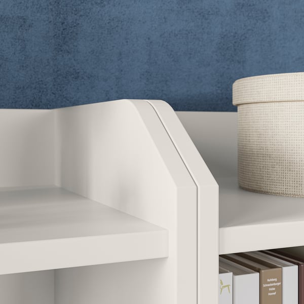HAUGA Combinación de almacenamiento, blanco, 244x46x116 cm