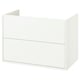 HAVBÄCK Mueble lavabo con cajones, blanco, 91x53x64 cm