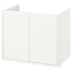 HAVBÄCK Mueble para lavabo con puertas, blanco, 76x53x64 cm