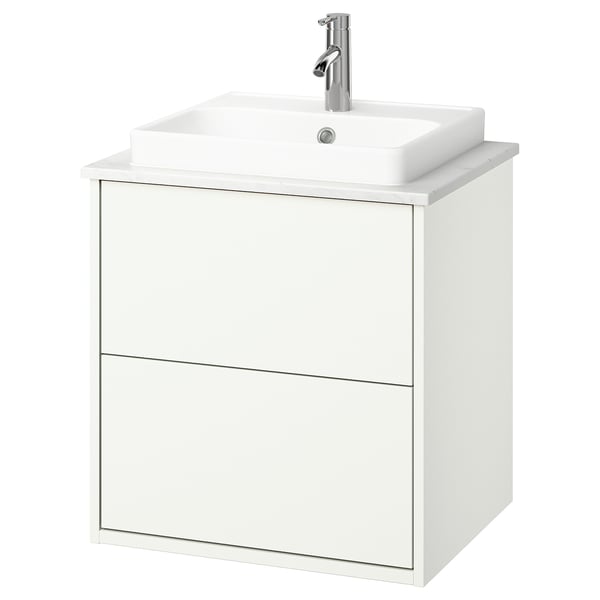 HAVBÄCK / ORRSJÖN Mueble de lavabo con cajones/lavabo
